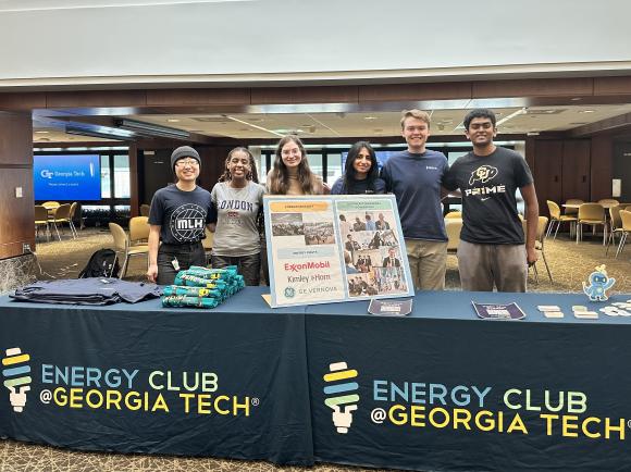 Energy Club Team on the Hackathon Day