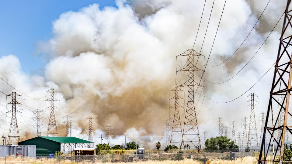 <p>Smoke cloud rising from a brush wildfire burning in San Francisco, California (Source: Adobe Stock)</p> Smoke cloud rising from a brush wildfire burning in San Francisco, California