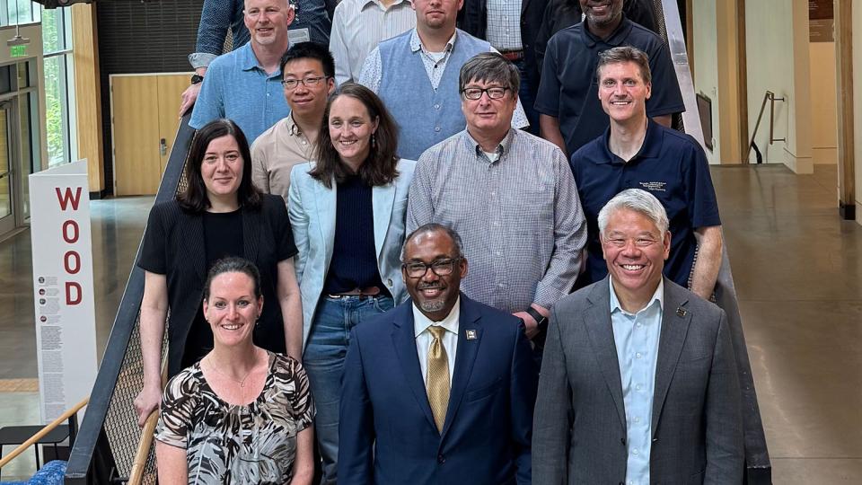 <p>Attendees of the Energy and National Security Cohort Meeting, featuring seed grant teams along with members from SEI and GTRI</p> Energy and national security cohort meeting participants including the seed grant teams and the SEI and GTRI team